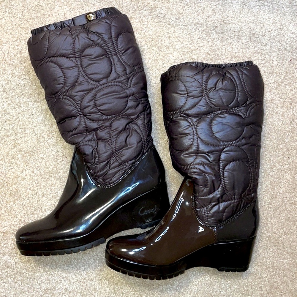 Coach Brown Cantina Boots
